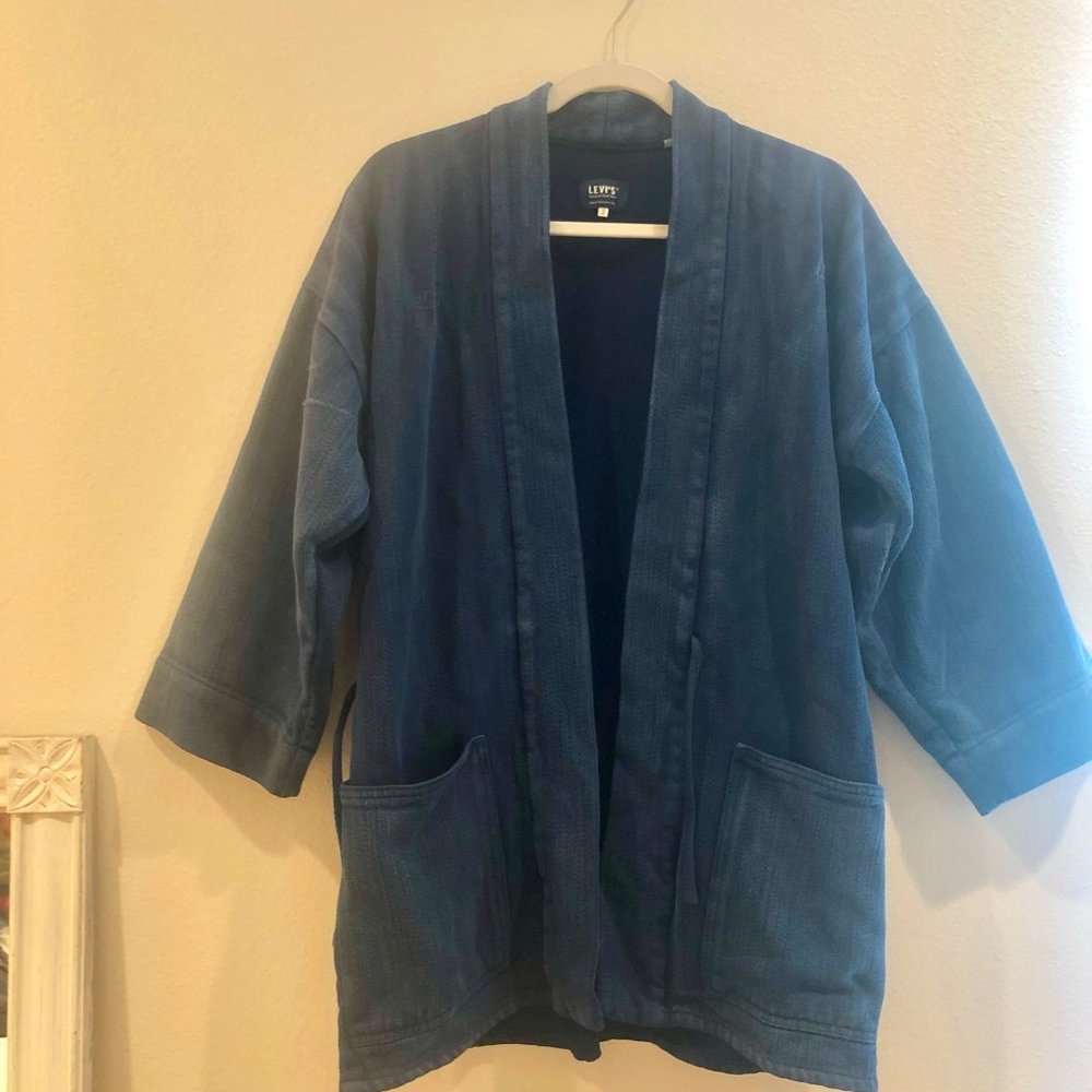 LEVIS blue denim kimono
